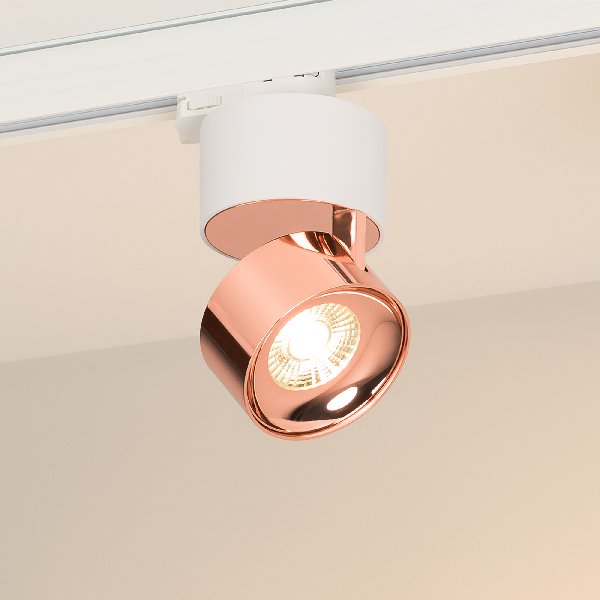 Светильник SP-PLURIO-TRACK-4TR-R77-9W Warm3000 (WH-COP, 36 deg, 230V) (Arlight, IP20 Металл, 3 года)