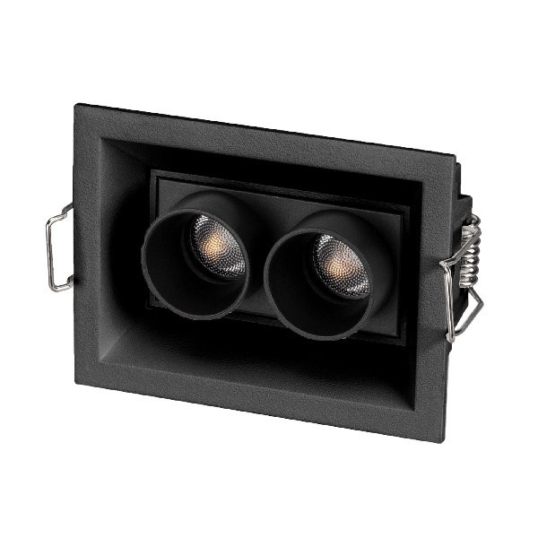 Светильник MS-ORIENT-BUILT-TURN-TC-S67x90-5W Warm3000 (BK-BK, 30 deg, 230V) (Arlight, IP20 Металл, 5