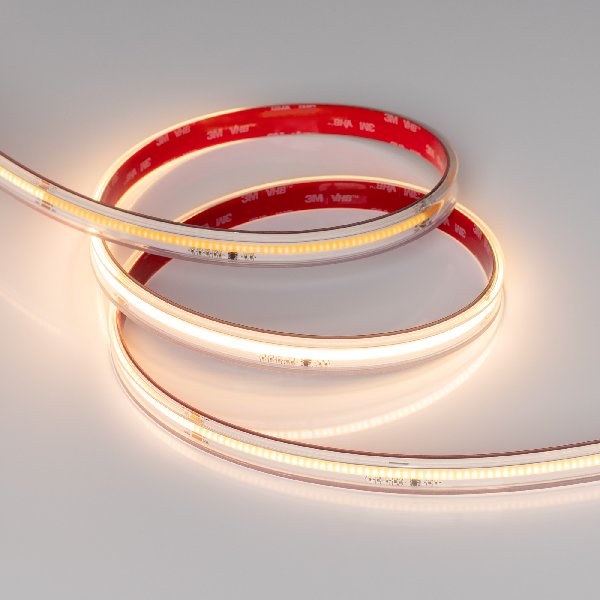 Лента герметичная SPI-COB-PS-X378-14mm 24V Warm2700-PX63-BPT (7 W/m, IP67, 5m) (Arlight, бегущий ого