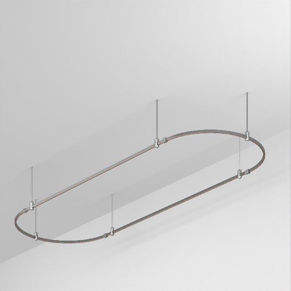 Основание ART-APRIORI-OVAL-ROD-800-3000x1000 (TN) (Arlight, IP20 Металл, 3 года)