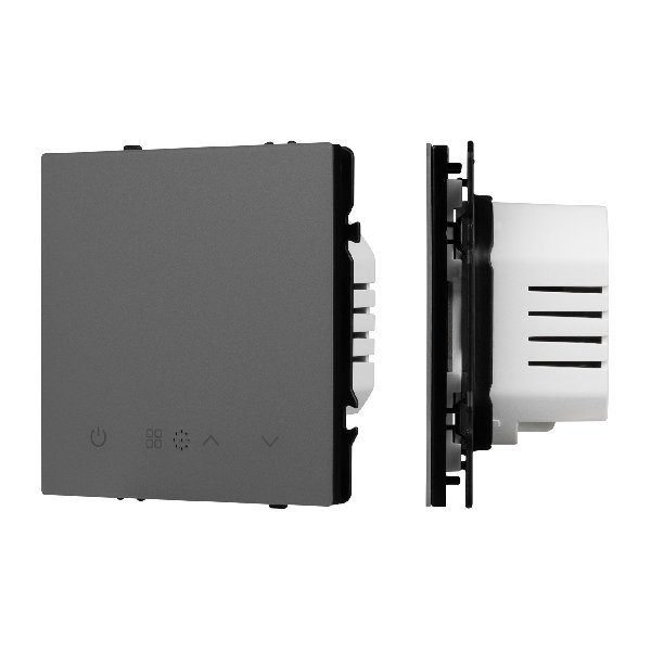 Терморегулятор SWT-NOBE-MTE-SFPL-GR (электрический тёплый пол) (Arlight, Серый базальт)