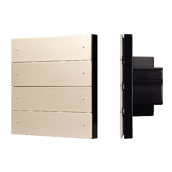 INTELLIGENT ARLIGHT Кнопочная панель SMART-DMX512-801-22-8G-8SC-DIM-IN Gold (230V, 2.4G) (IARL, IP20