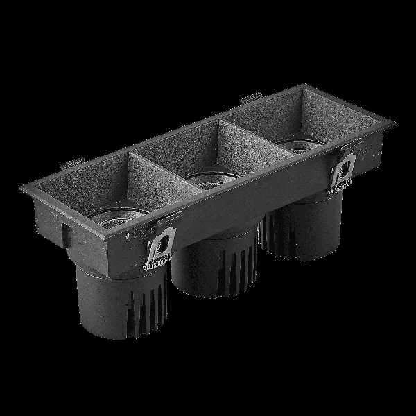 Светильник MS-FLOW-BUILT-S230x85-3x6W Day4000 (BK, 15 deg, 230V) (Arlight, IP20 Металл, 5 лет)