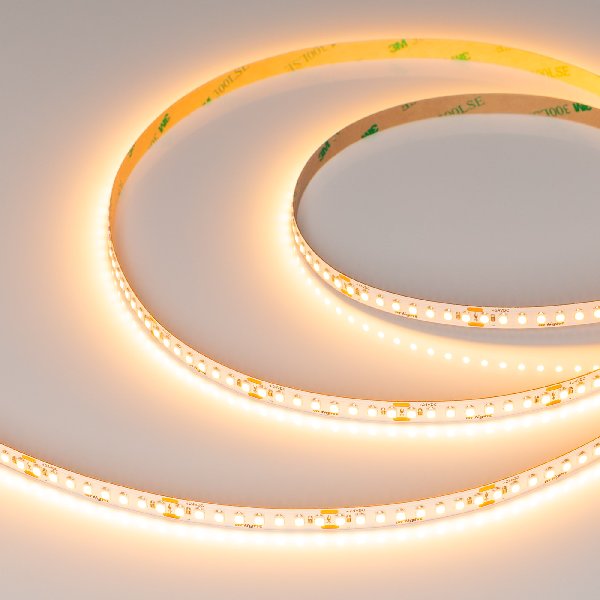 Лента UL-A176-8mm 24V Warm2400 (15 W/m, IP20, 5m) (Arlight, 7 лет)