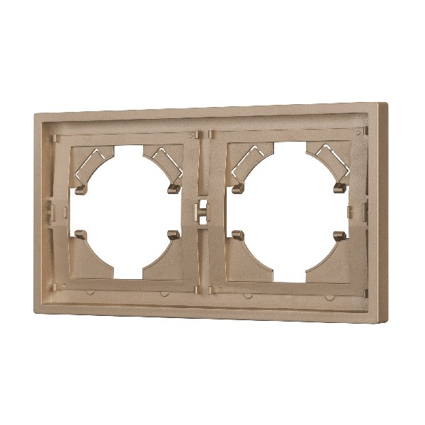 Рамка пластиковая FRM-TENDO-PL-2-GD (Arlight, -)