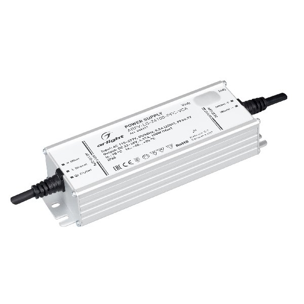 Блок питания ARPV-LG-24100-PFC-VCA (22-26V, 4.17A, 100W) (Arlight, IP65 Металл, 5 лет)
