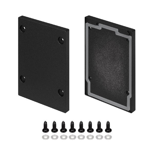 Заглушка IP-LINE-5475 BLACK глухая (Arlight, Металл)