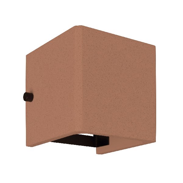 Светильник LGD-PERAN-WALL-S120x120-6W Warm3000 (Beige red, 0-80 deg, 230V) (Arlight, IP65 Бетон, 3 г