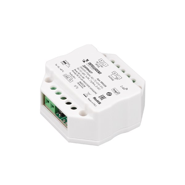 INTELLIGENT ARLIGHT Диммер SMART-PWM-101-72-DIM-PD-IN (12-48V, 1x9A, ZigBee, 2.4G) (IARL, IP20 Пласт