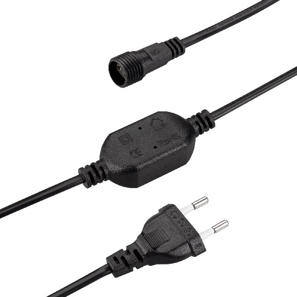 Шнур питания ARD-ICICLE-CLASSIC-1.5M Black (230V, 1.6A) (Ardecoled, -)