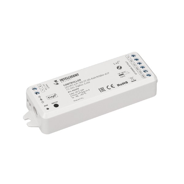 INTELLIGENT ARLIGHT Контроллер SMART-SPI-302-72-2G-RGB/RGBW-SUF (12-24V, ZigBee, 2.4G) (IARL, IP20 П