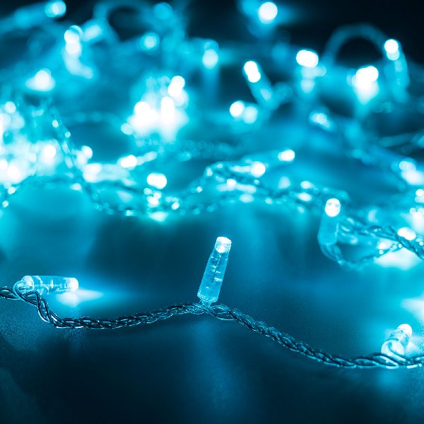 Светодиодная гирлянда ARD-STRING-CLASSIC-10000-CLEAR-100LED-STD Azure (230V, 7W) (Ardecoled, IP65, 1