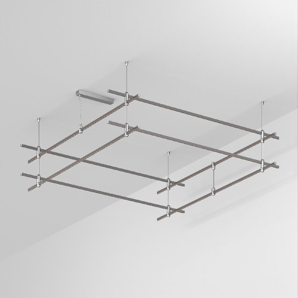 Основание ART-APRIORI-QUADRAT-2-ROD-400-2000x2000 (TN) (Arlight, IP20 Металл, 3 года)