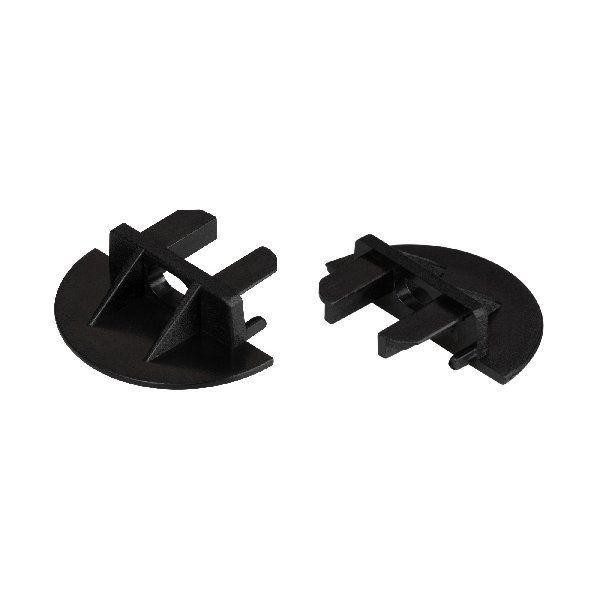 Заглушка для MIC-FS-R черная с отверстием (Arlight, Пластик)