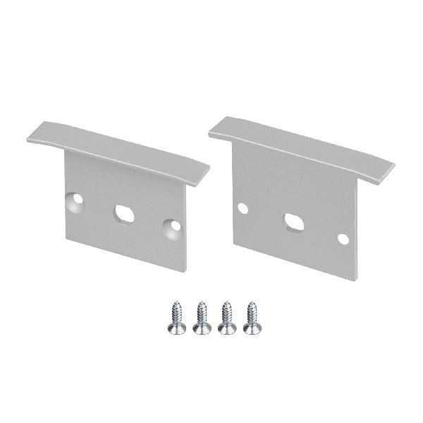 Заглушка LINIA25-F с отверстием (Arlight, Алюминий)