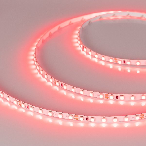 Лента RT-A120-5mm 24V Red (9.6 W/m, IP20, 2835, 5m) (Arlight, 9.6 Вт/м, IP20)