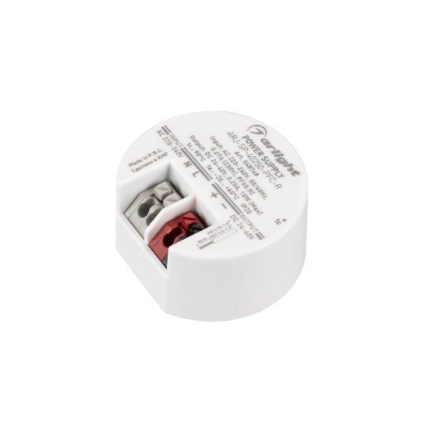 Блок питания ARJ-SP-40250-PFC-R (10W, 24-40V, 250mA) (Arlight, IP20 Пластик, 5 лет)