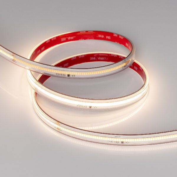 Лента герметичная SPI-COB-PS-X378-14mm 24V Warm3000-PX63-BPT (7 W/m, IP67, 5m) (Arlight, бегущий ого