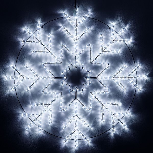 Фигура светодиодная ARD-SNOWFLAKE-M8-950x950-540LED White (230V, 33W) (Ardecoled, IP65, 1 год)