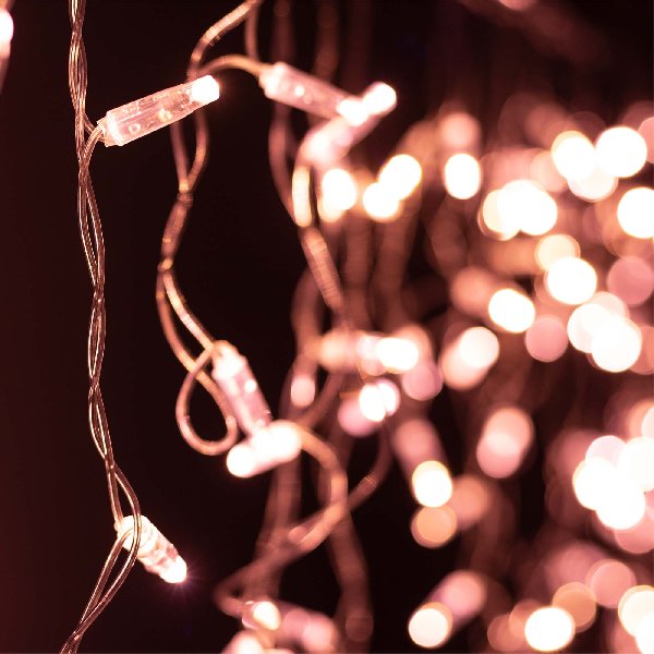 Светодиодная гирлянда ARD-EDGE-CLASSIC-2400x600-CLEAR-88LED-STD Rose Gold (230V, 6W) (Ardecoled, IP6