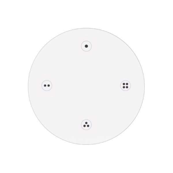 INTELLIGENT ARLIGHT Пульт SMART-801-22-4G-4SC-SH White (3V, Magnet, 2.4G) (IARL, IP20 Пластик, 5 лет