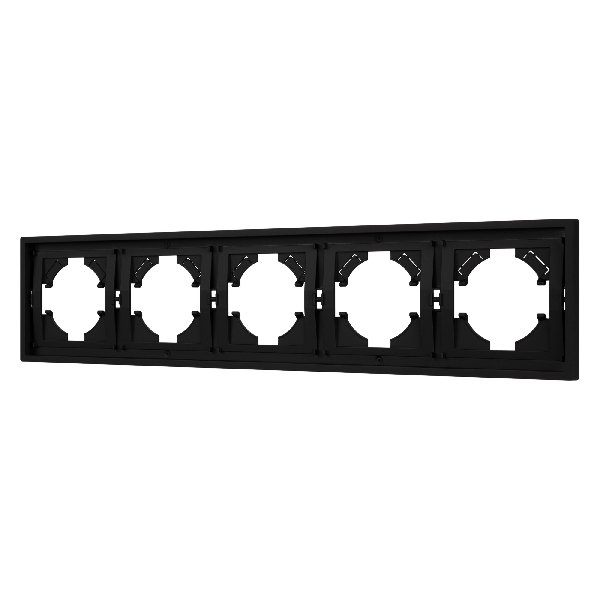 Рамка пластиковая FRM-TENDO-SFPL-5-BK (Arlight, -)