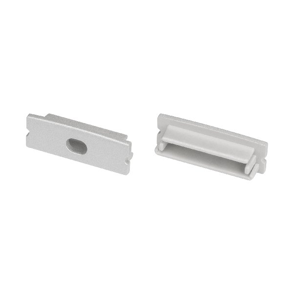 Заглушка LINE-3010 SILVER с отверстием (Arlight, Пластик)