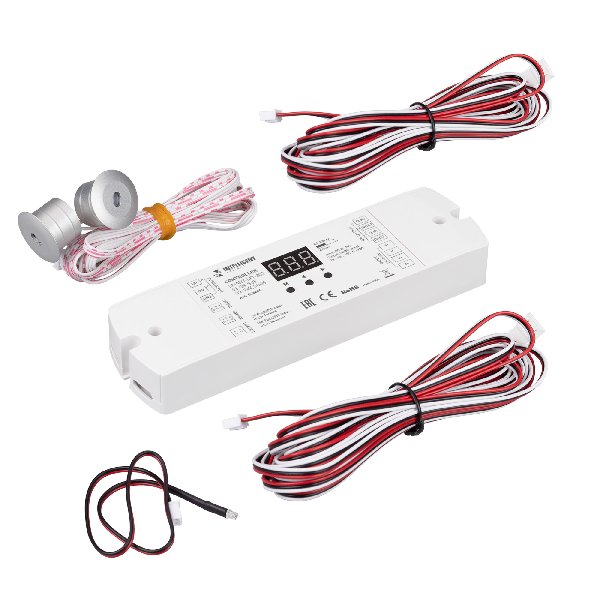 INTELLIGENT ARLIGHT Контроллер лестничный SMART-SPI-302-62-SH-SUF (12-24V, Stair) (IARL, IP20 Пласти