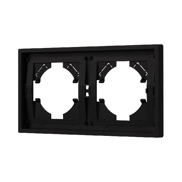 Рамка пластиковая FRM-TENDO-SFPL-2-BK (Arlight, -)