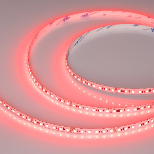 Лента RT-A120-8mm 24V RGB (12 W/m, IP20, 2835, 5m) (Arlight, 5 лет)