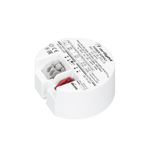 Блок питания ARJ-SP-36-PFC-R (36W, 15-42V, 0.8-0.85A) (Arlight, IP20 Пластик, 5 лет)