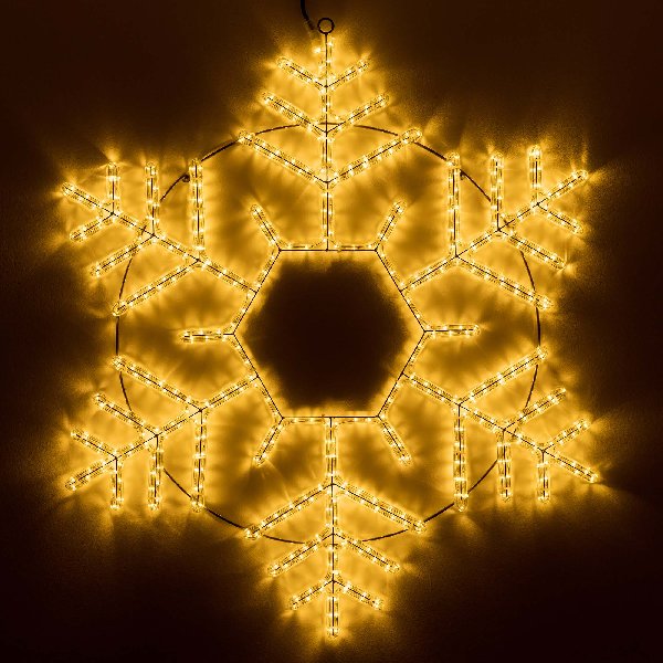 Фигура ARD-SNOWFLAKE-M10-1000x900-504LED Warm (230V, 31W) (Ardecoled, IP65)