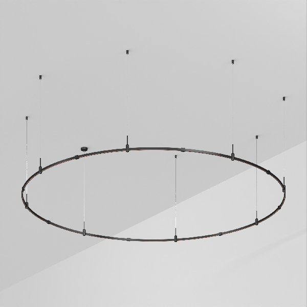 Основание ART-APRIORI-ROUND-HANG-R3000 (BK) (Arlight, IP20 Металл, 3 года)