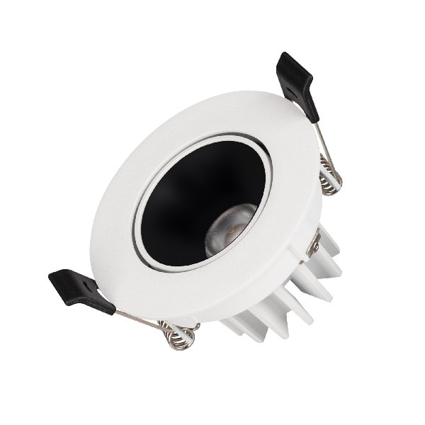 Светильник MS-FORECAST-BUILT-TURN-R82-8W Warm3000 (WH-BK, 32 deg, 230V) (Arlight, IP20 Металл, 5 лет