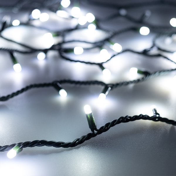 Светодиодная гирлянда ARD-STRING-PRO-1000-GREEN-100LED-MILK-PULSE White (230V, 7W) (Ardecoled, IP65,