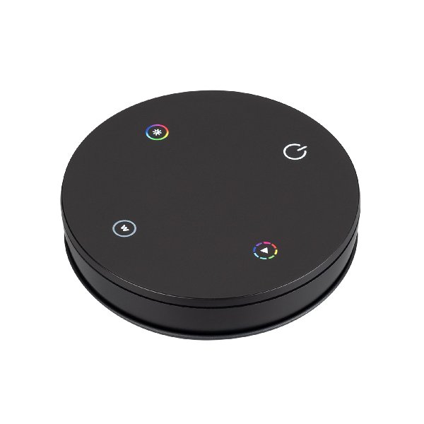 INTELLIGENT ARLIGHT Пульт SMART-801-22-1G-RGBW Black (3V, Magnet, 2.4G) (IARL, IP20 Пластик, 5 лет)