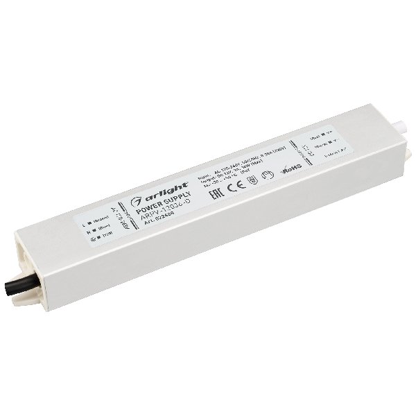 Блок питания ARPV-12036-D (12V, 3.0A, 36W) (Arlight, IP67 Металл, 3 года)