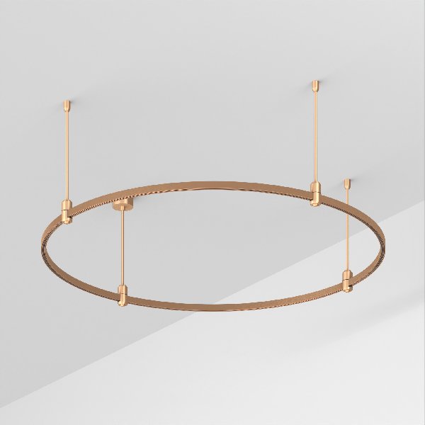 Основание ART-APRIORI-ROUND-ROD-400-R1200 (GD) (Arlight, IP20 Металл, 3 года)