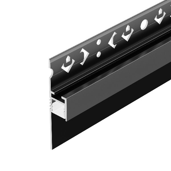 Профиль ARH-PLINTUS-FANTOM-2000 BLACK (Arlight, Алюминий)