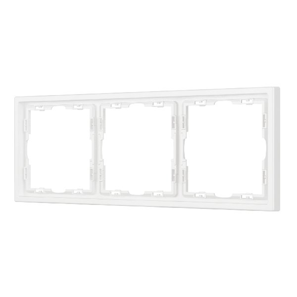 Рамка пластиковая FRM-NOBE-SFPL-3-WH (Arlight, -)