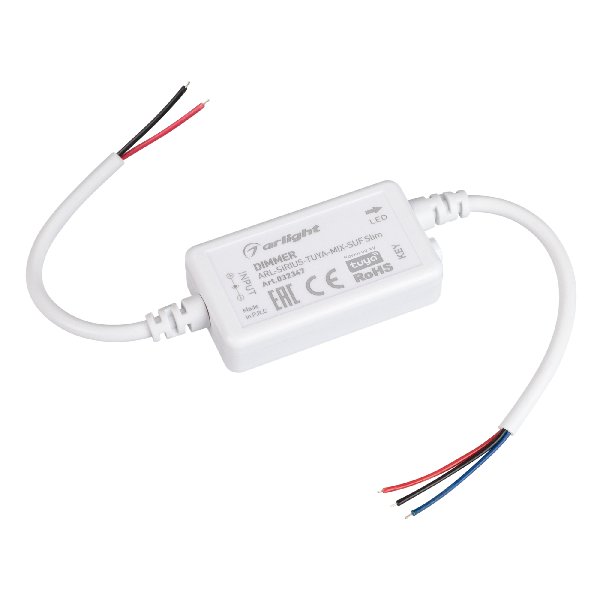 Диммер ARL-SIRIUS-TUYA-MIX-SUF Slim (12-24V, 2x3A, 2.4G) (Arlight, Контроллер)