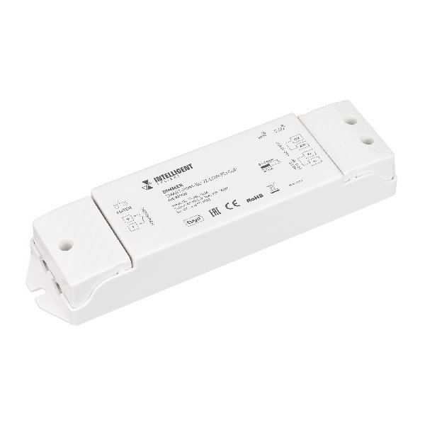 INTELLIGENT ARLIGHT Диммер SMART-PWM-102-72-CDW-PD-SUF (12-36V, 2x5A, TUYA Wi-Fi, 2.4G) (IARL, IP20 