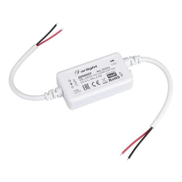 Диммер ARL-SIRIUS-TUYA-DIM-SUF Slim (12-24V, 1x6A, 2.4G) (Arlight, IP20 Пластик, 3 года)
