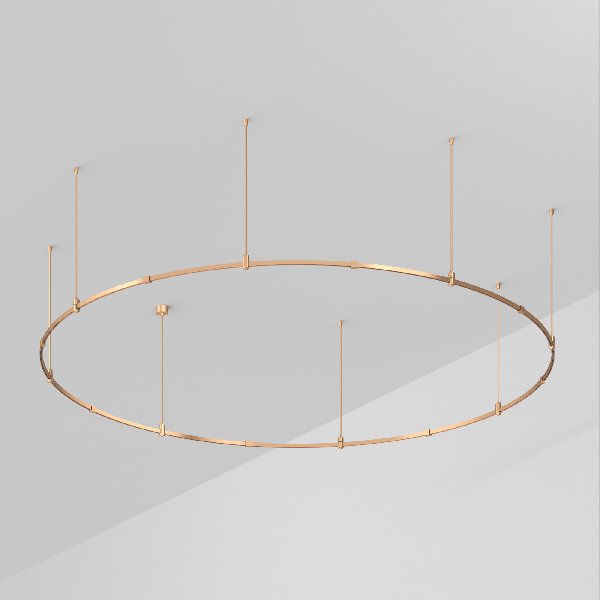 Основание ART-APRIORI-ROUND-ROD-800-R3000 (GD) (Arlight, IP20 Металл, 3 года)