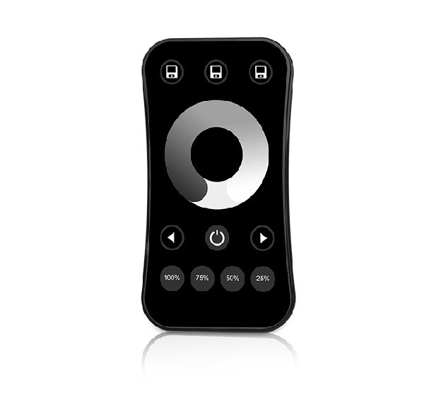 INTELLIGENT ARLIGHT Пульт SMART-801-52-1G-3SC-DIM Black (3V, 2.4G) (IARL, IP20 Пластик, 5 лет)