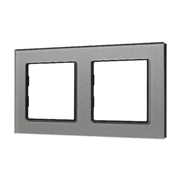 Рамка стеклянная FRM-GLARE-GS-2-GR (Arlight, -)