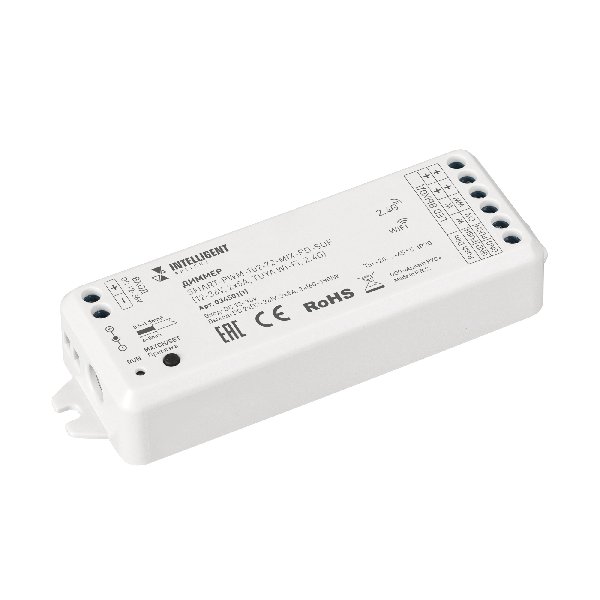 INTELLIGENT ARLIGHT Диммер SMART-PWM-102-72-MIX-PD-SUF (12-36V, 2x5A, TUYA Wi-Fi, 2.4G) (IARL, Контр