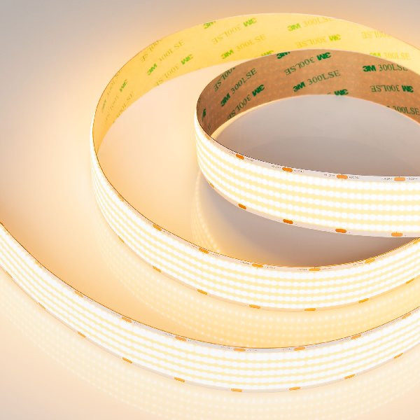 Лента COB-X1600-30mm 24V Warm2700 (40 W/m, IP20, 5m) (Arlight, CRI>90)