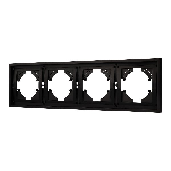 Рамка пластиковая FRM-TENDO-PL-4-BK (Arlight, -)