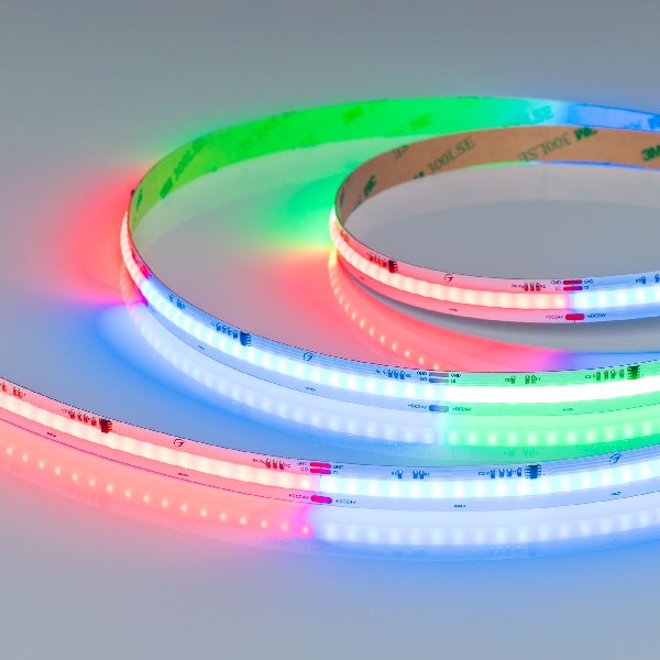 Лента SPI-COB-X630-12mm 24V RGB-PX63 (11 W/m, IP20, 5m) (Arlight, -)